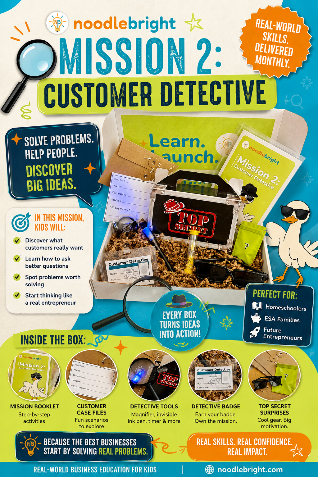 Noodle Bright Business Lab™ | Entrepreneur Subscription Box for Kids (Ages 9–14)