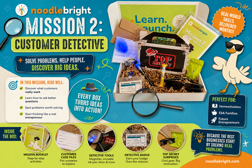 Noodle Bright Business Lab™ | Entrepreneur Subscription Box for Kids (Ages 9–14)